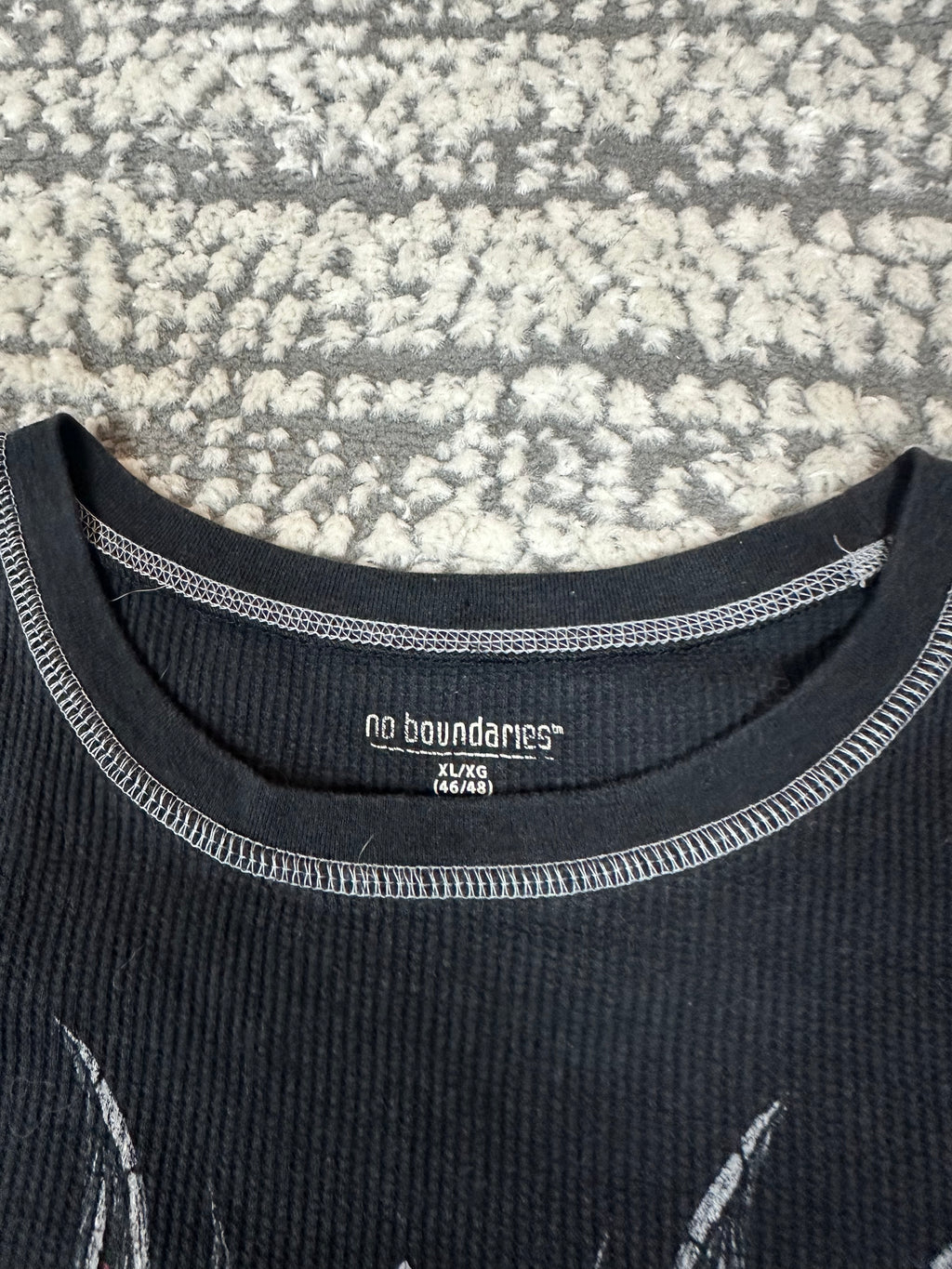 Vintage Y2K Affliction Syyle Thermal Shirt