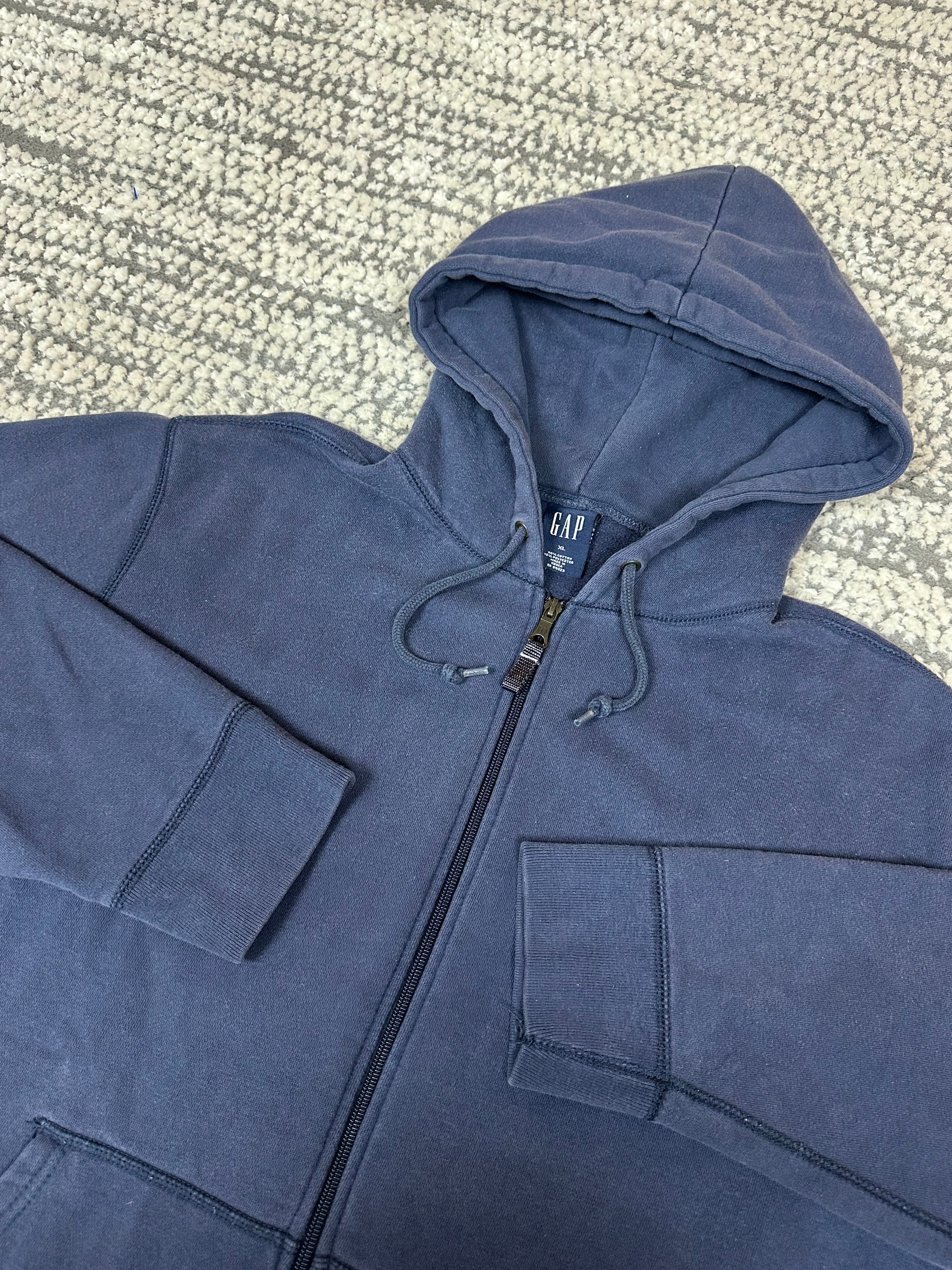 Vintage Gap Heavyweight Zip Up Hoodie