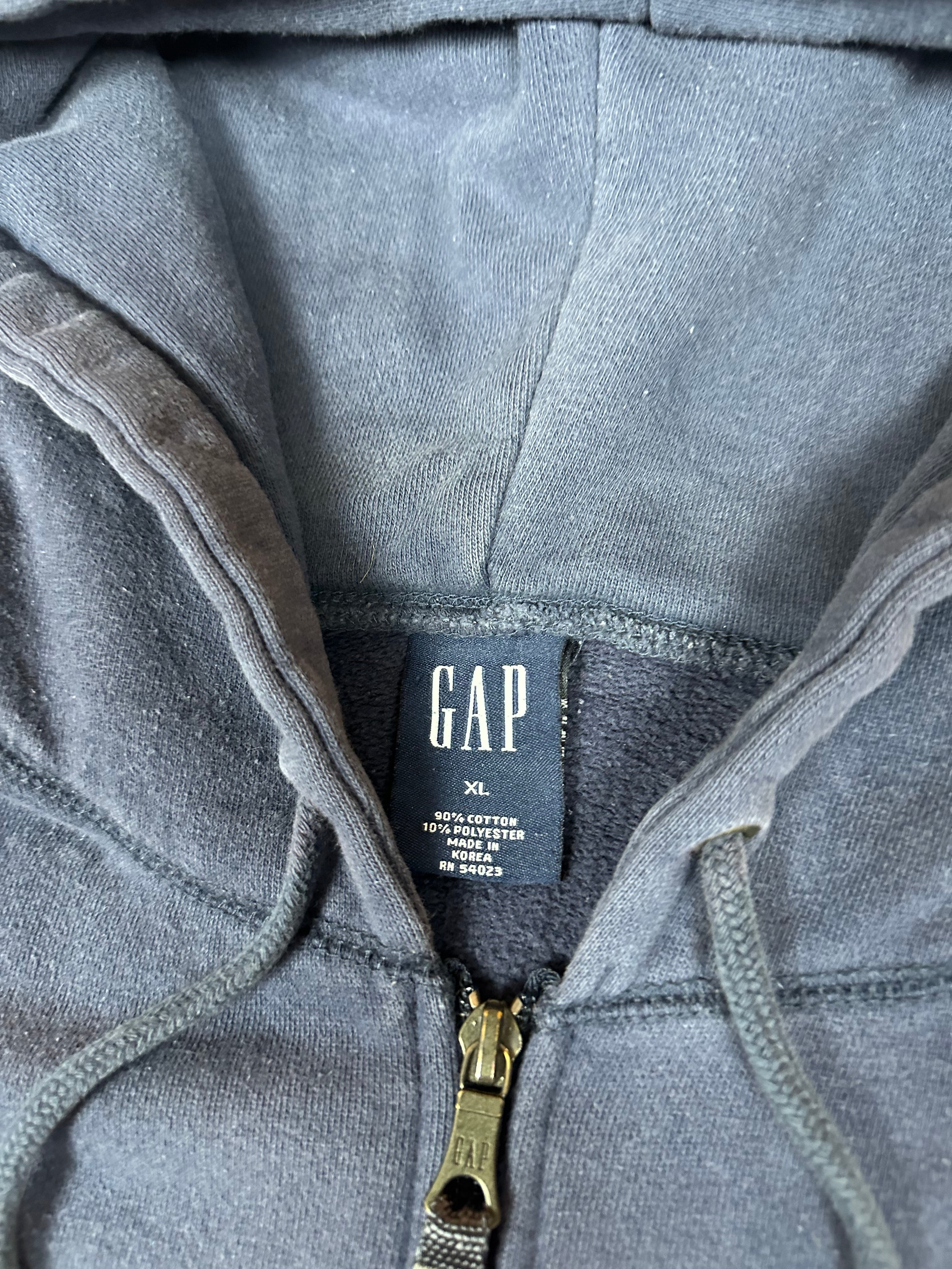 Vintage Gap Heavyweight Zip Up Hoodie