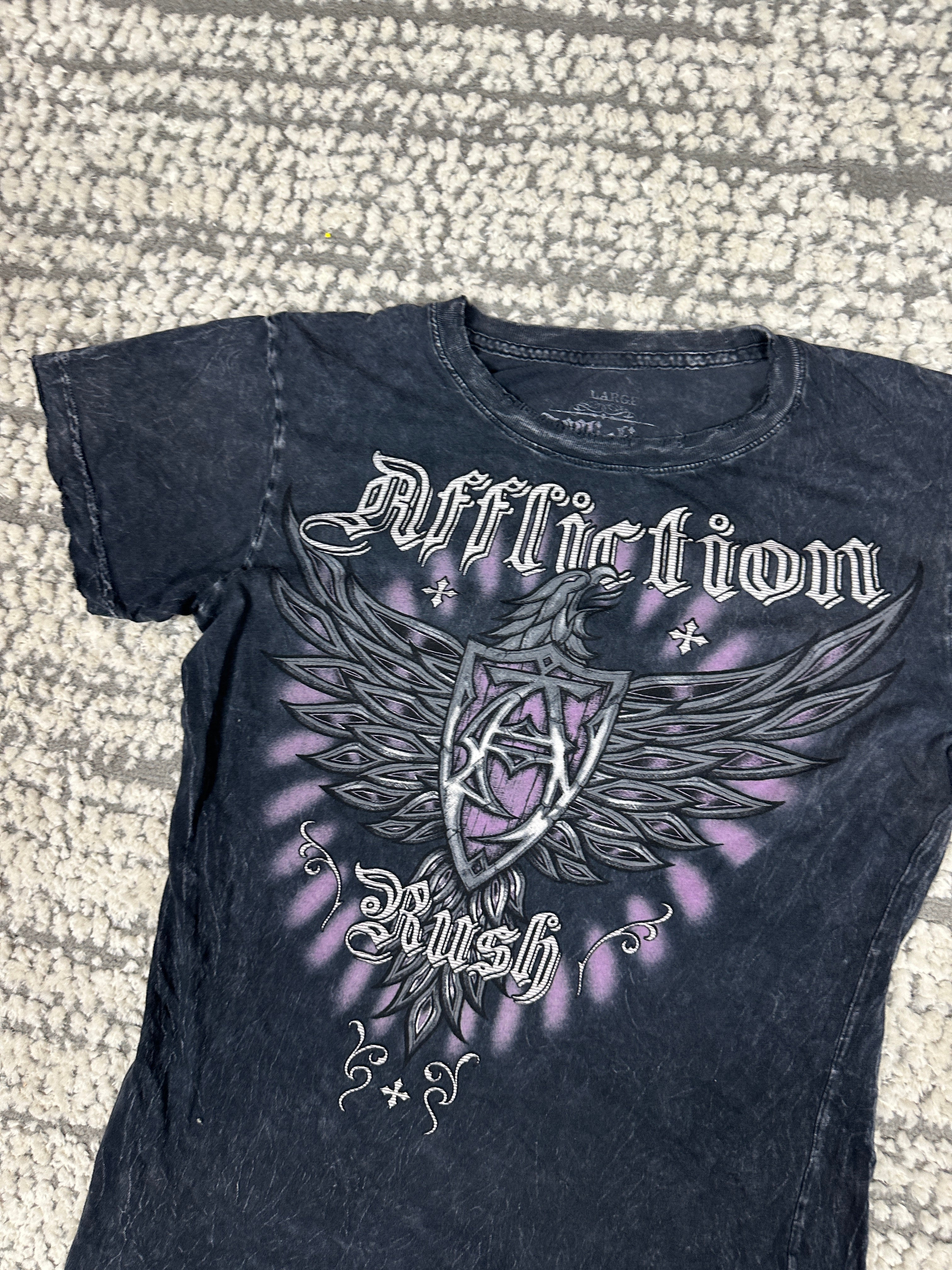 Vintage Y2K Affliction Womens T-shirt