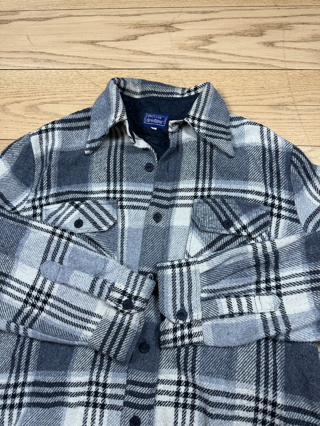 Vintage Plaid Flannel Shirt