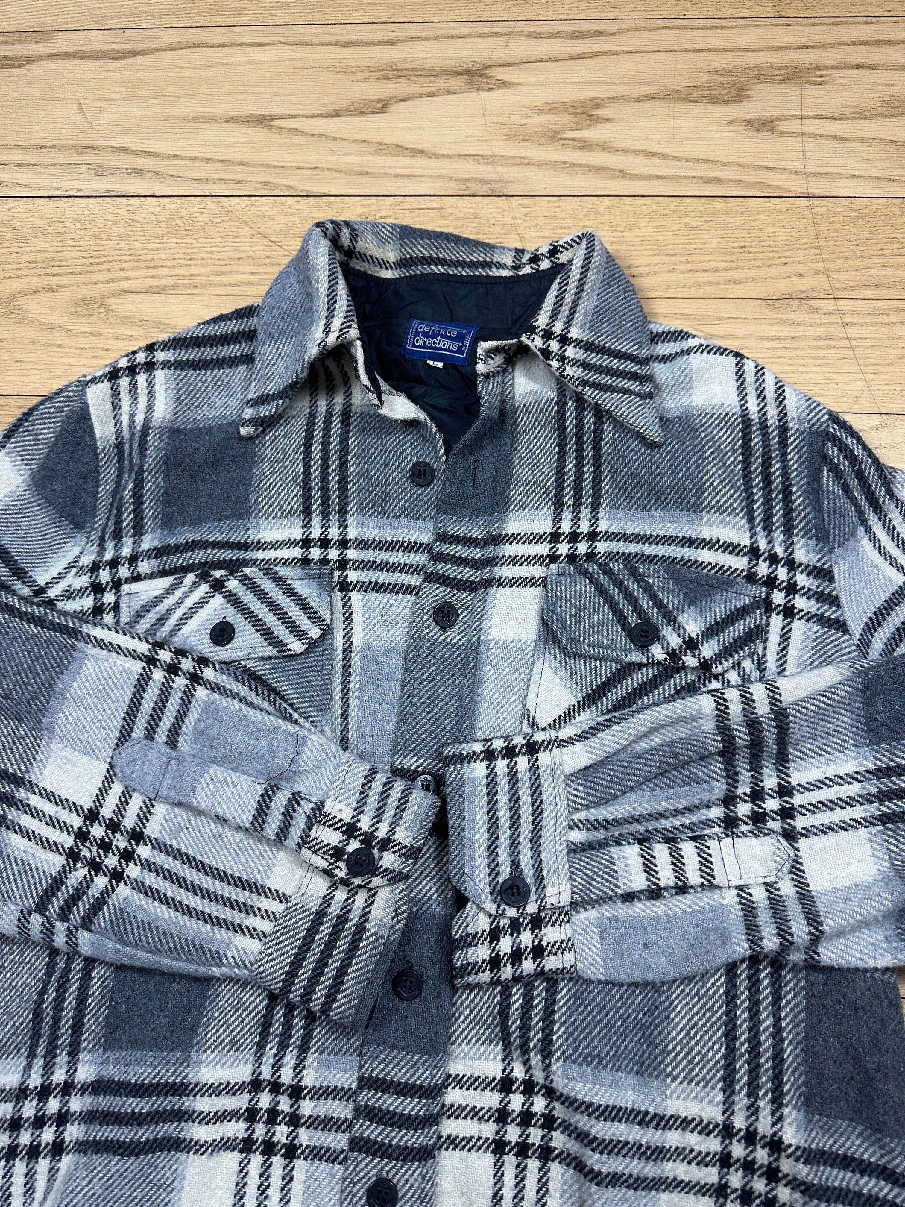 Vintage Plaid Flannel Shirt