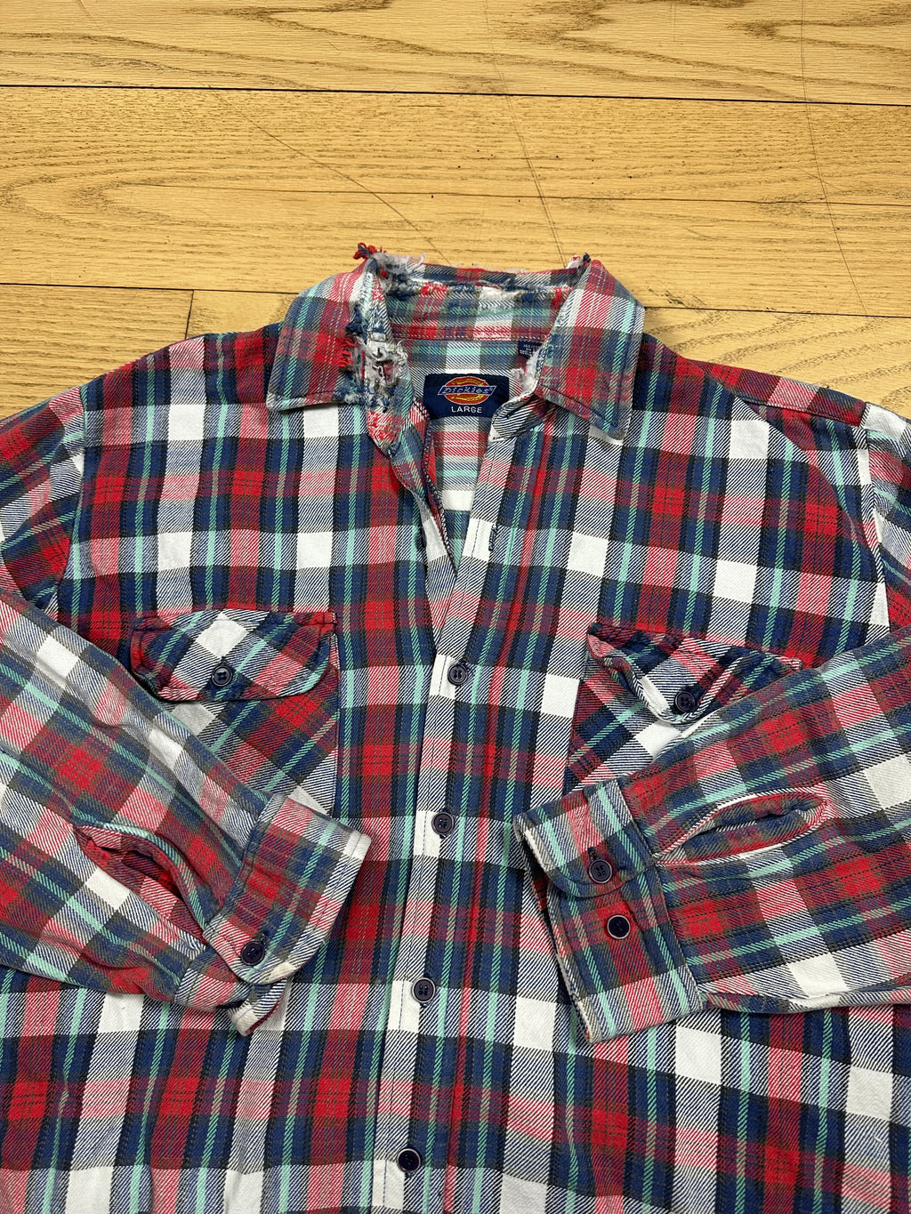 Vintage Dickies Plaid Flannel Shirt