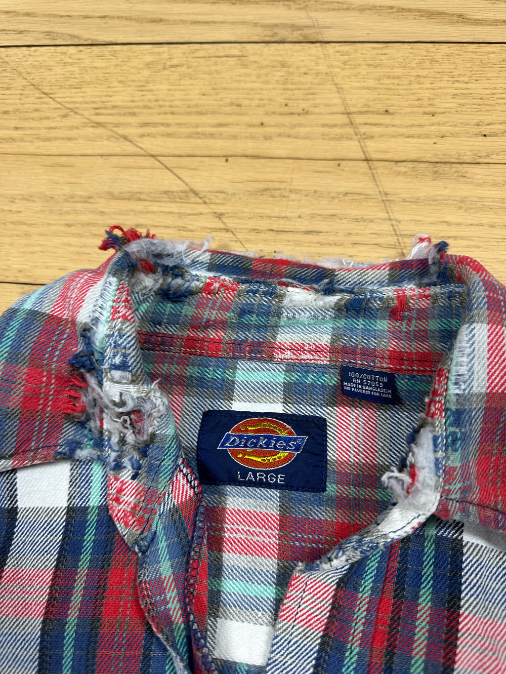 Vintage Dickies Plaid Flannel Shirt