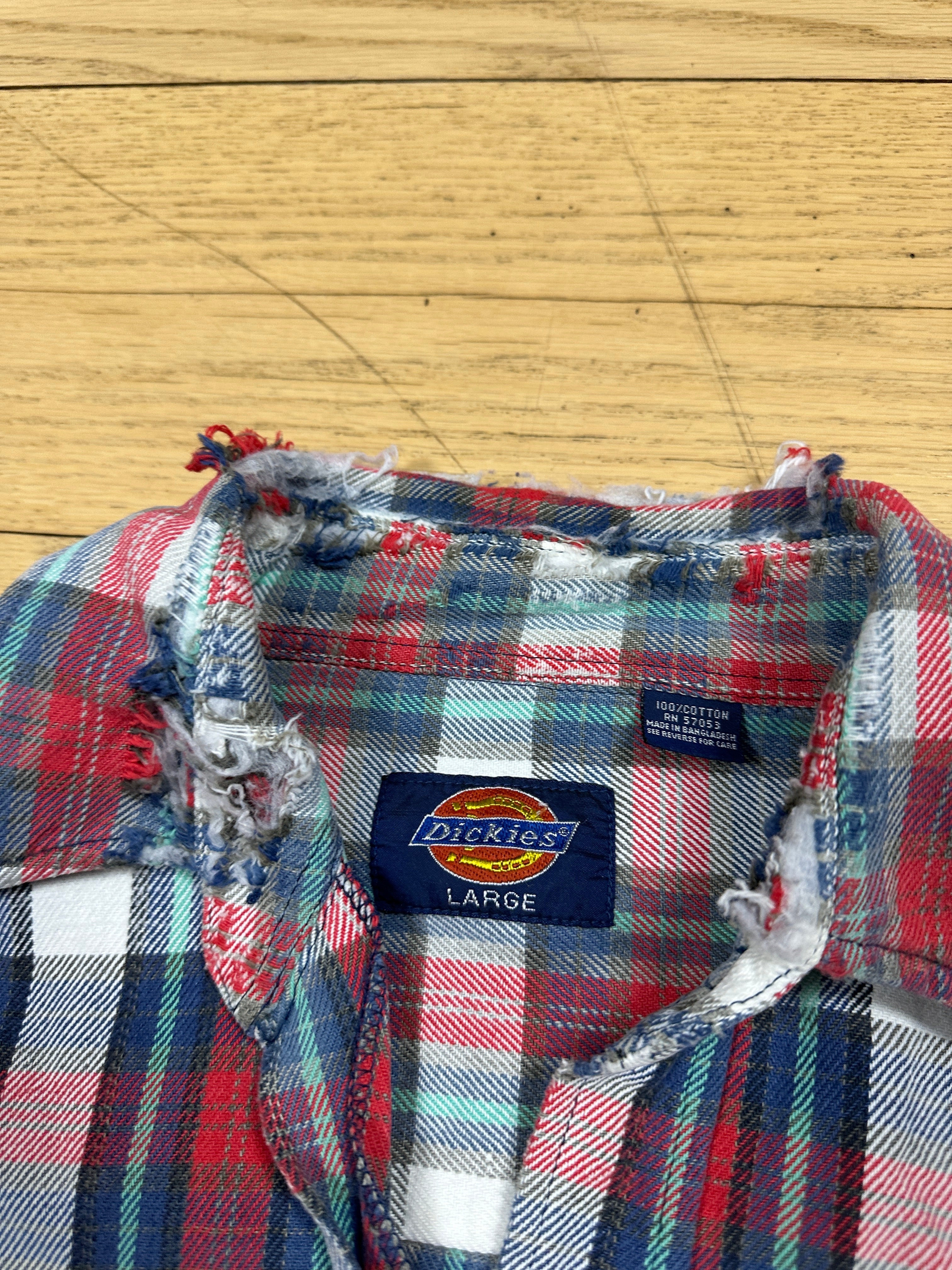 Vintage Dickies Plaid Flannel Shirt