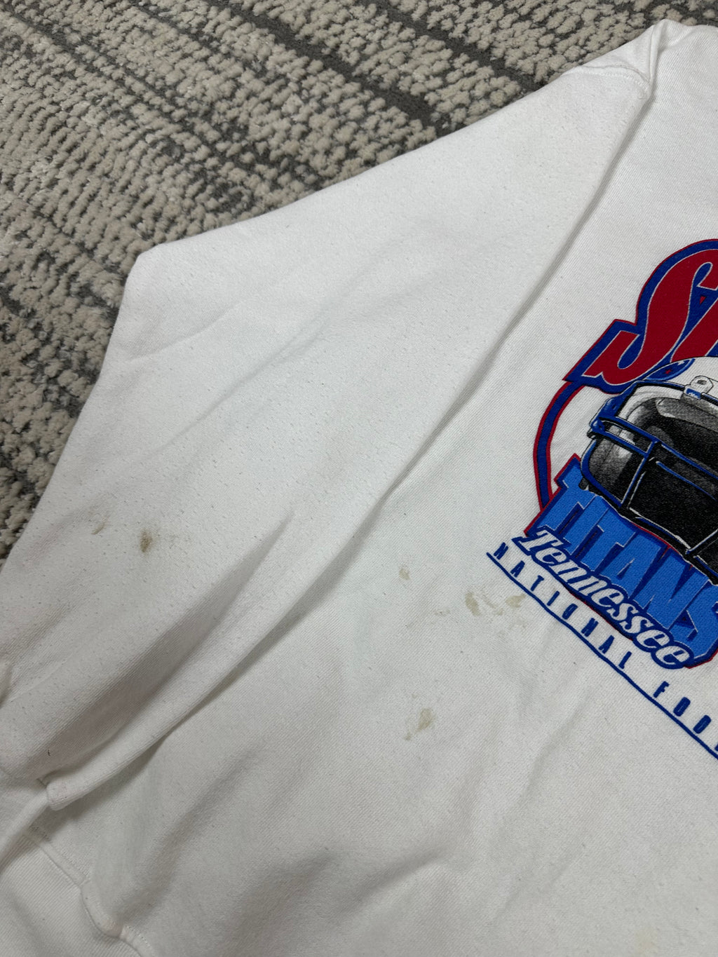 Vintage Titans vs Rams Super Bowl Crewneck