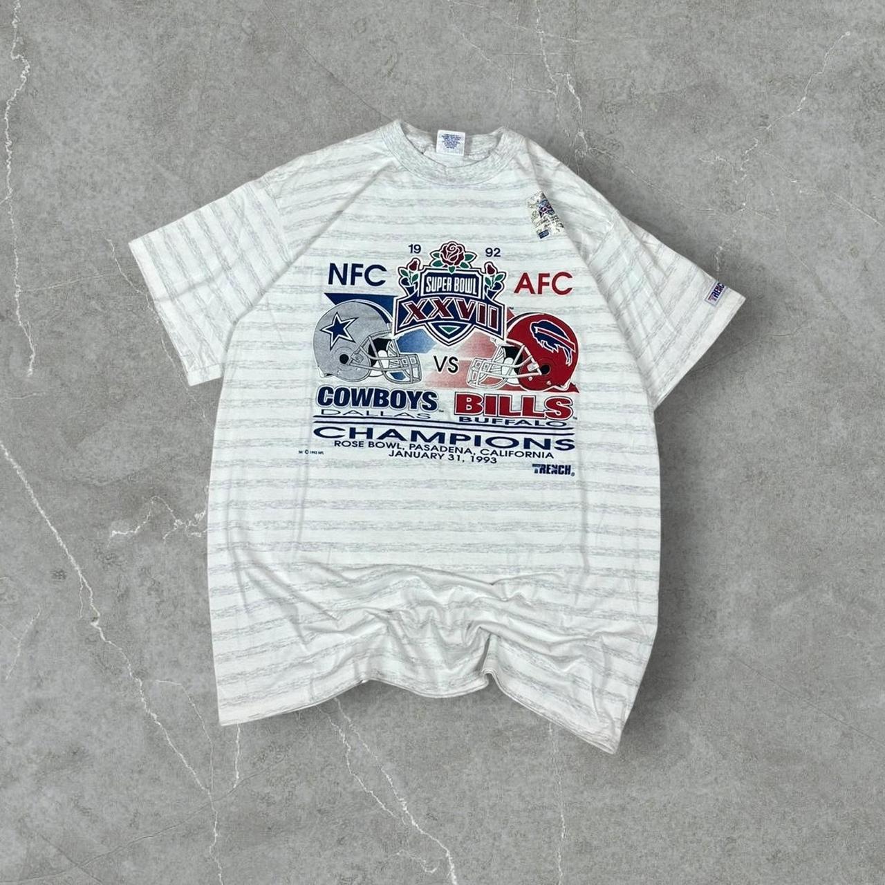 1992 Cowboys Vs Bills Super Bowl T-shirt
