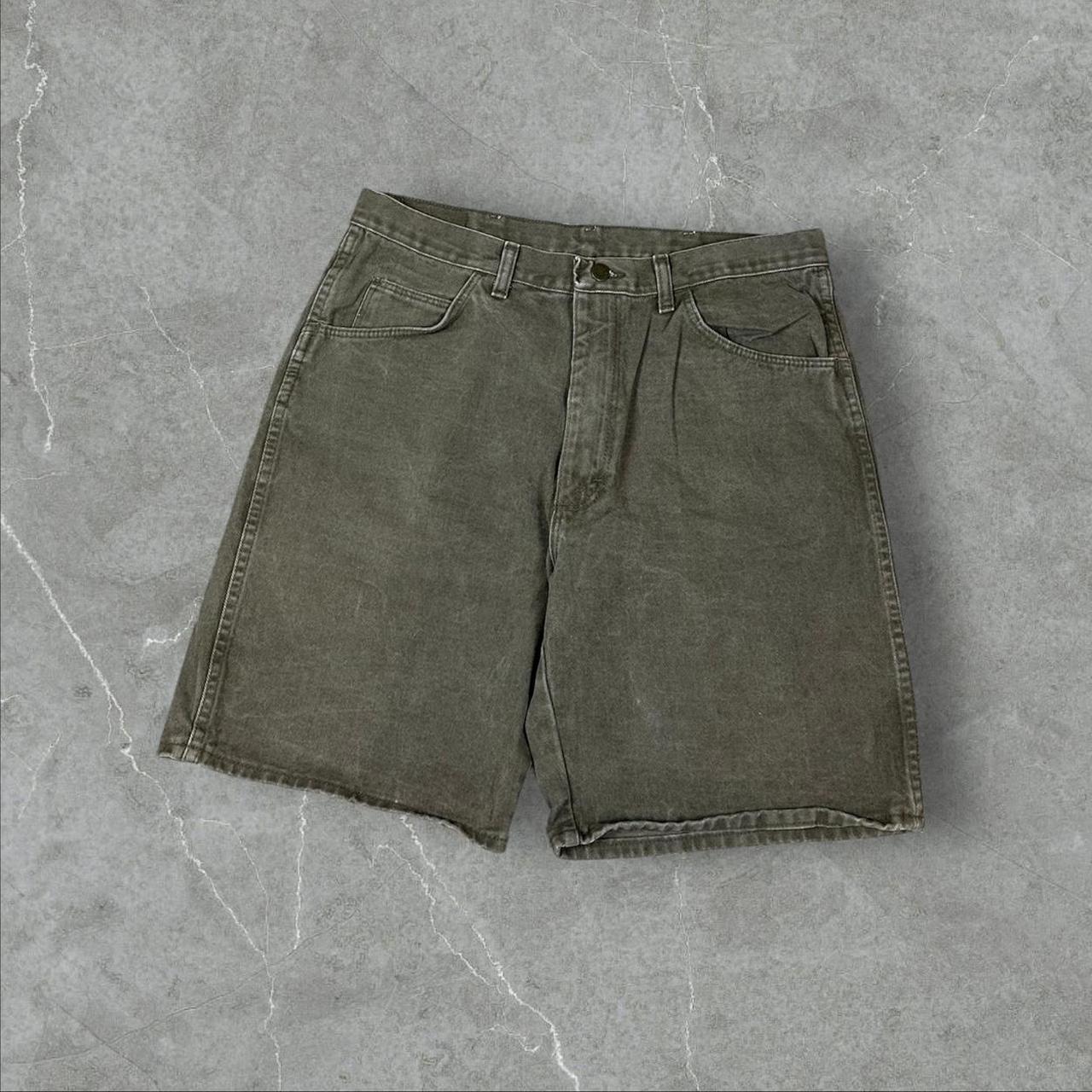 Wrangler Green Denim Jean Shorts