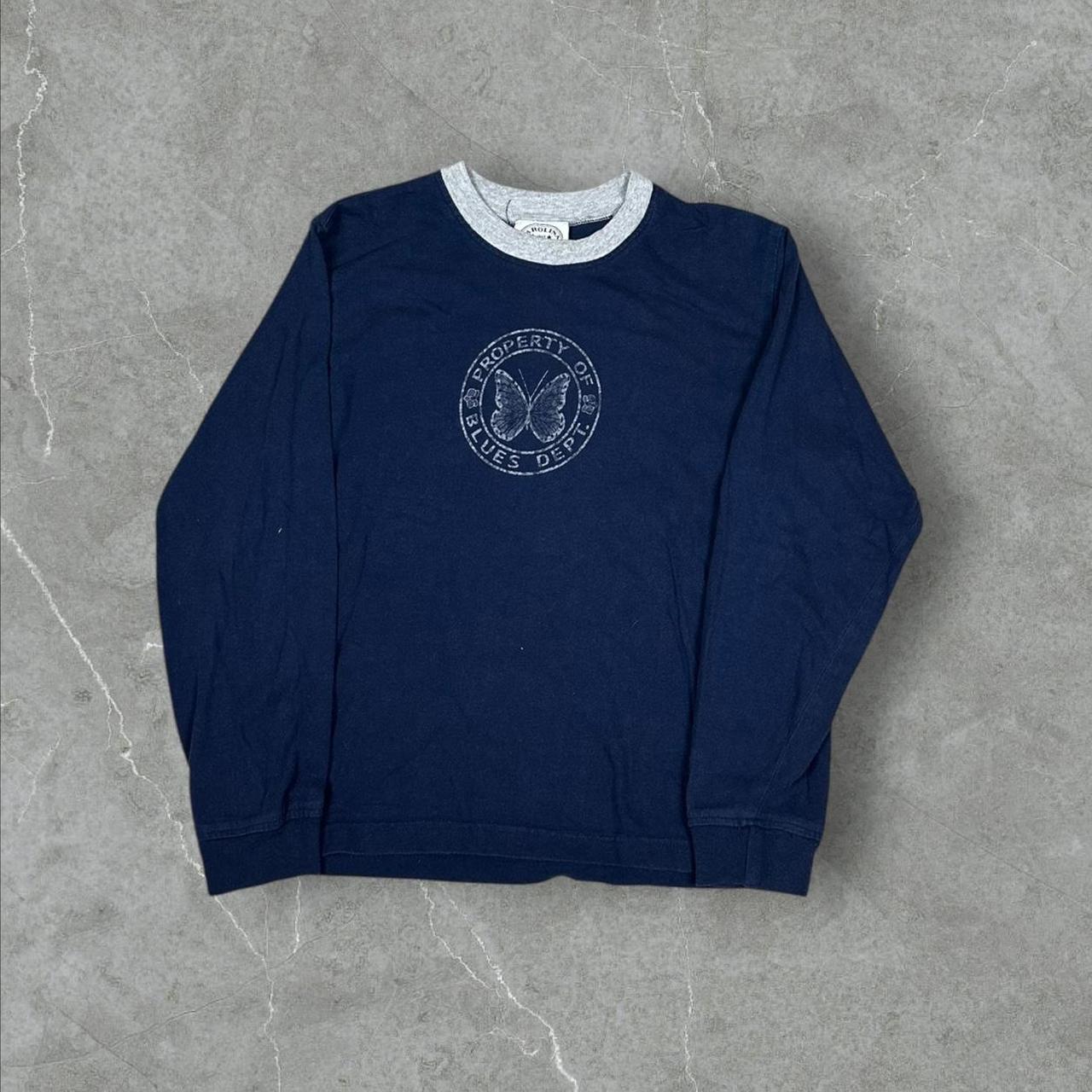 Womens Long Sleeve Butterfly T-shirt