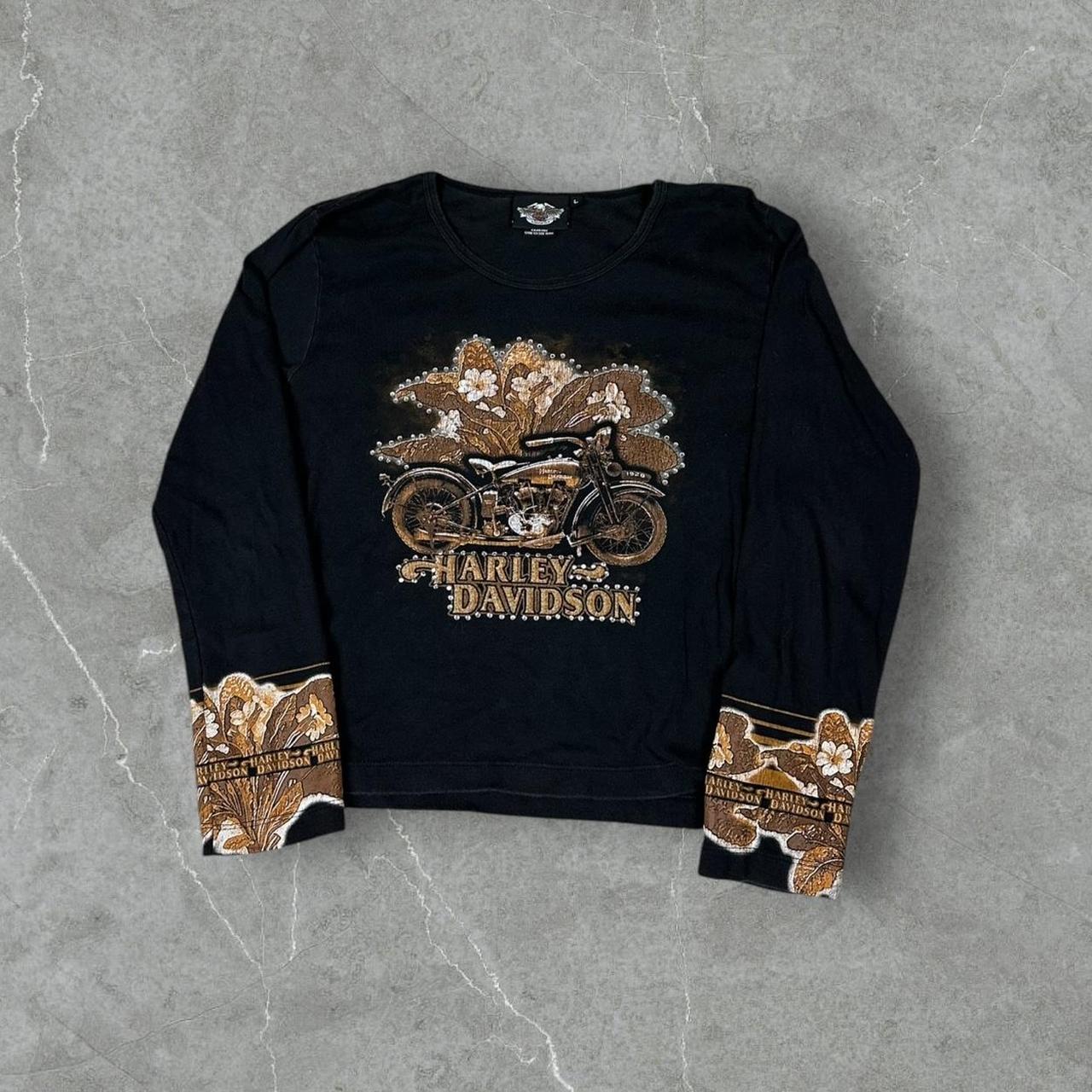 Harley Davidson Biker Womens T-shirt