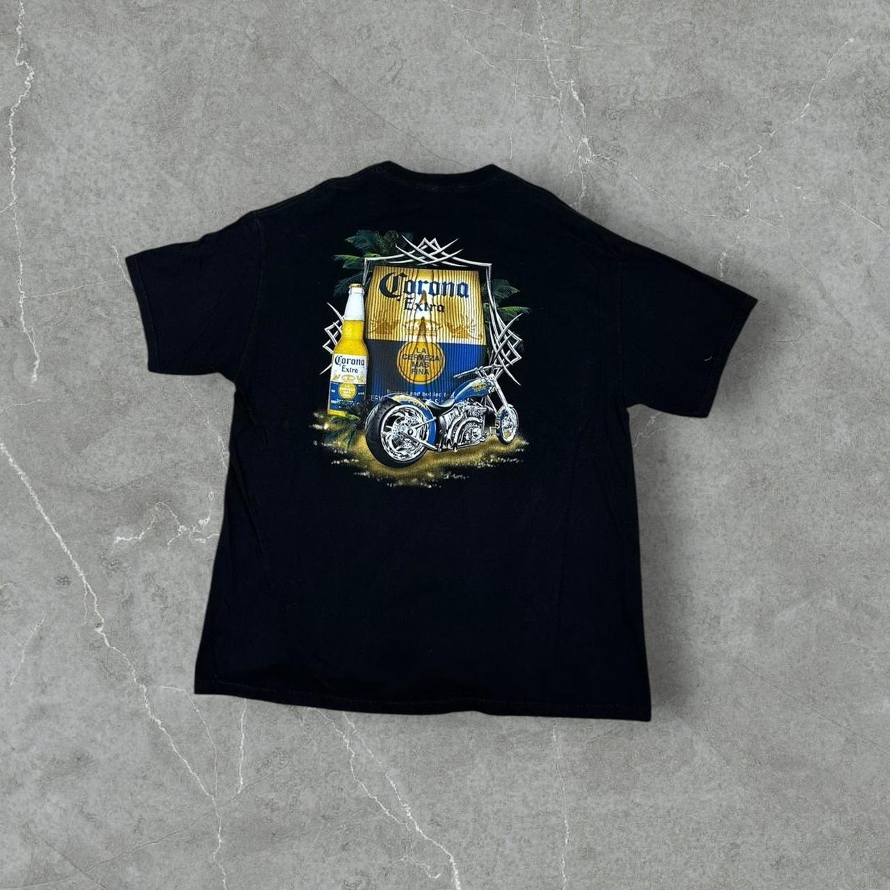 Corona Extra Beer Motorcycle T-shirt