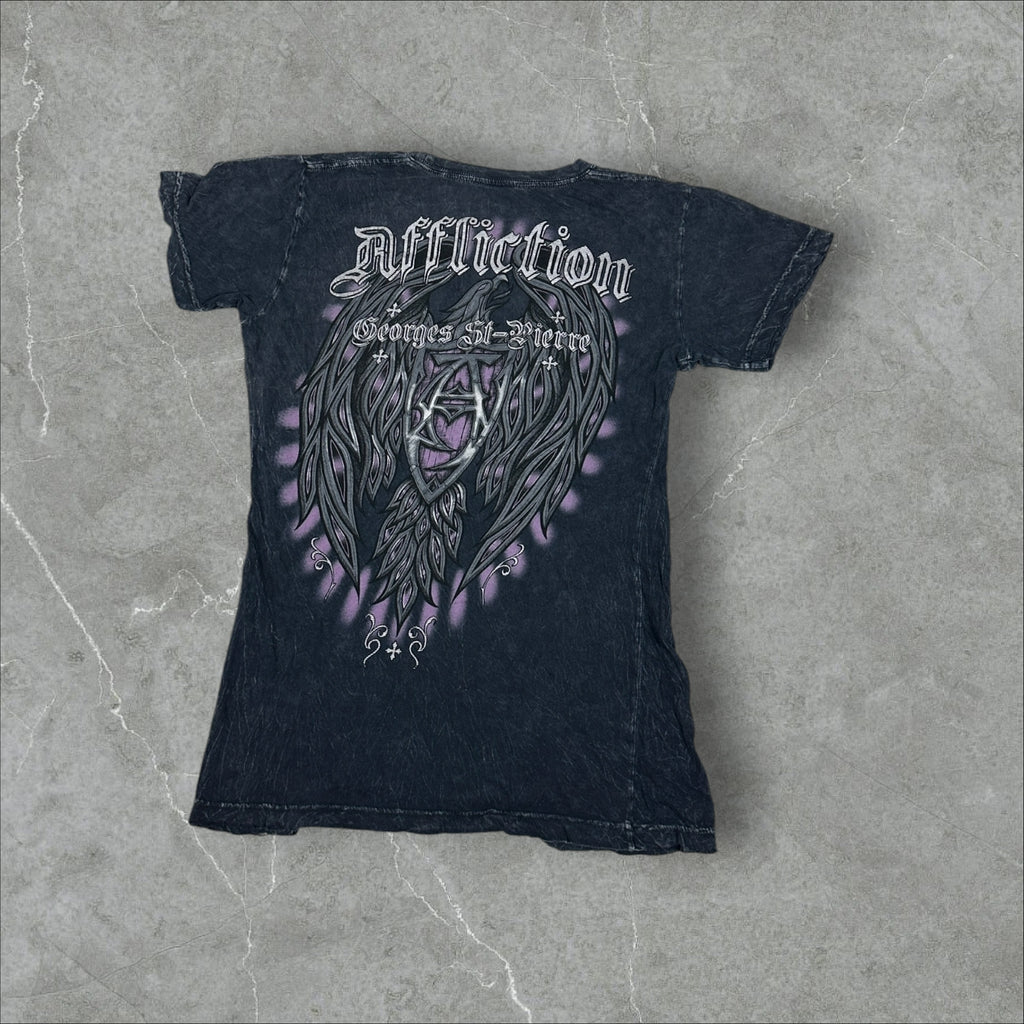 Vintage Y2K Affliction Womens T-shirt