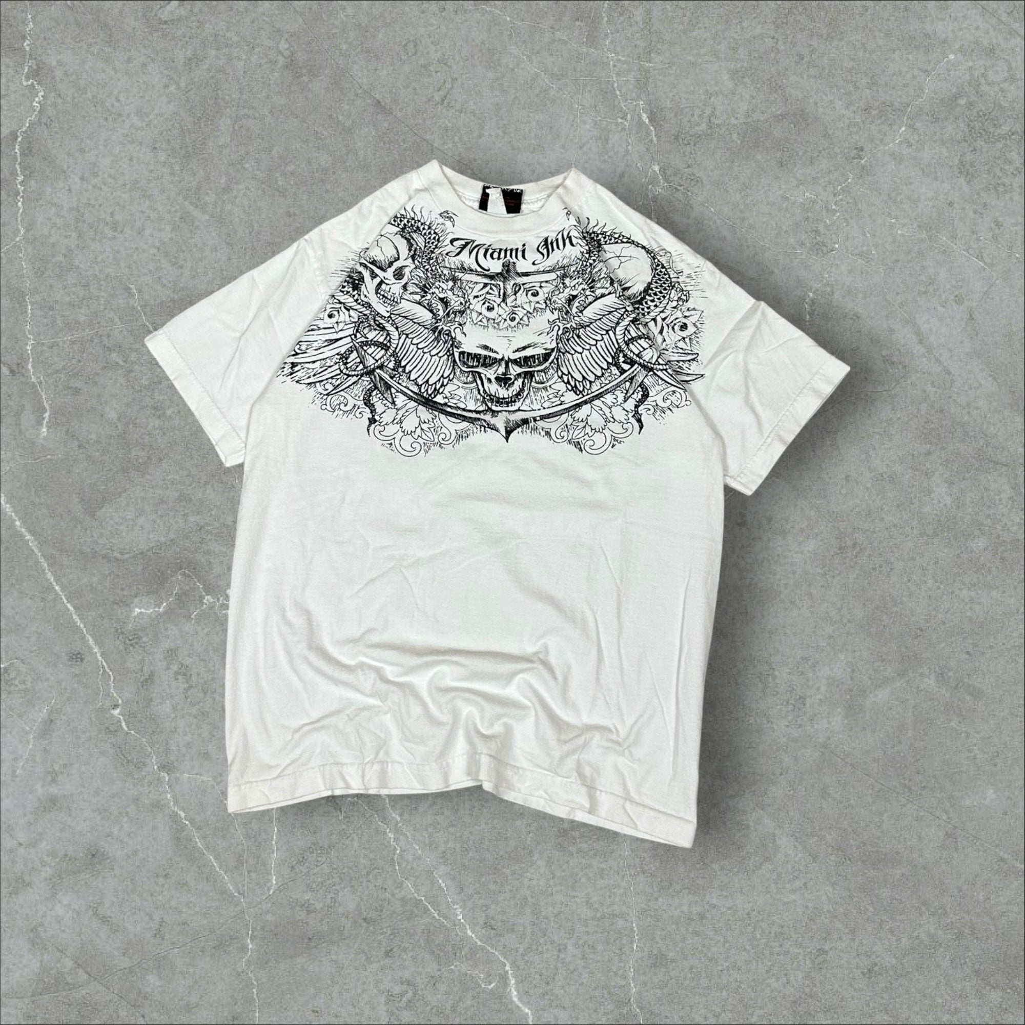 Vintage Y2K Miami Ink T-shirt