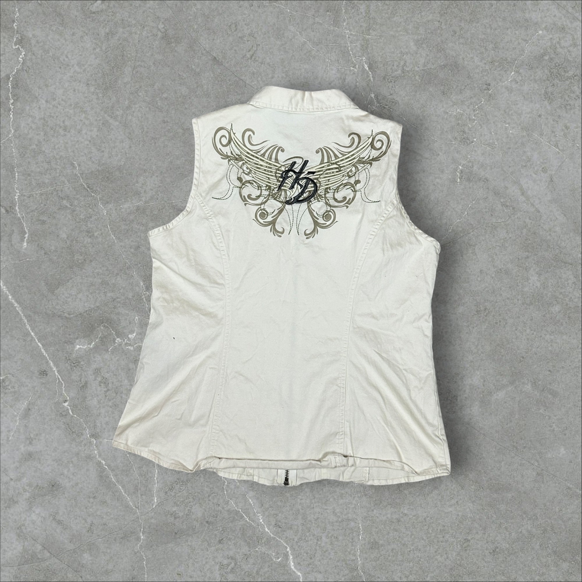 Vintage Harley Davidson Biker Vest